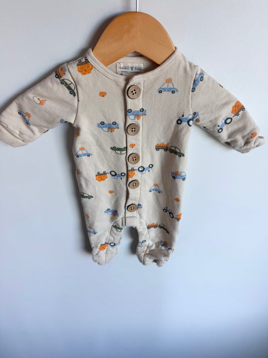 Organic Tractor Pumpkin Sleeper / 0-3m