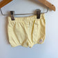 Yellow Pooh Shorts / 12-18m