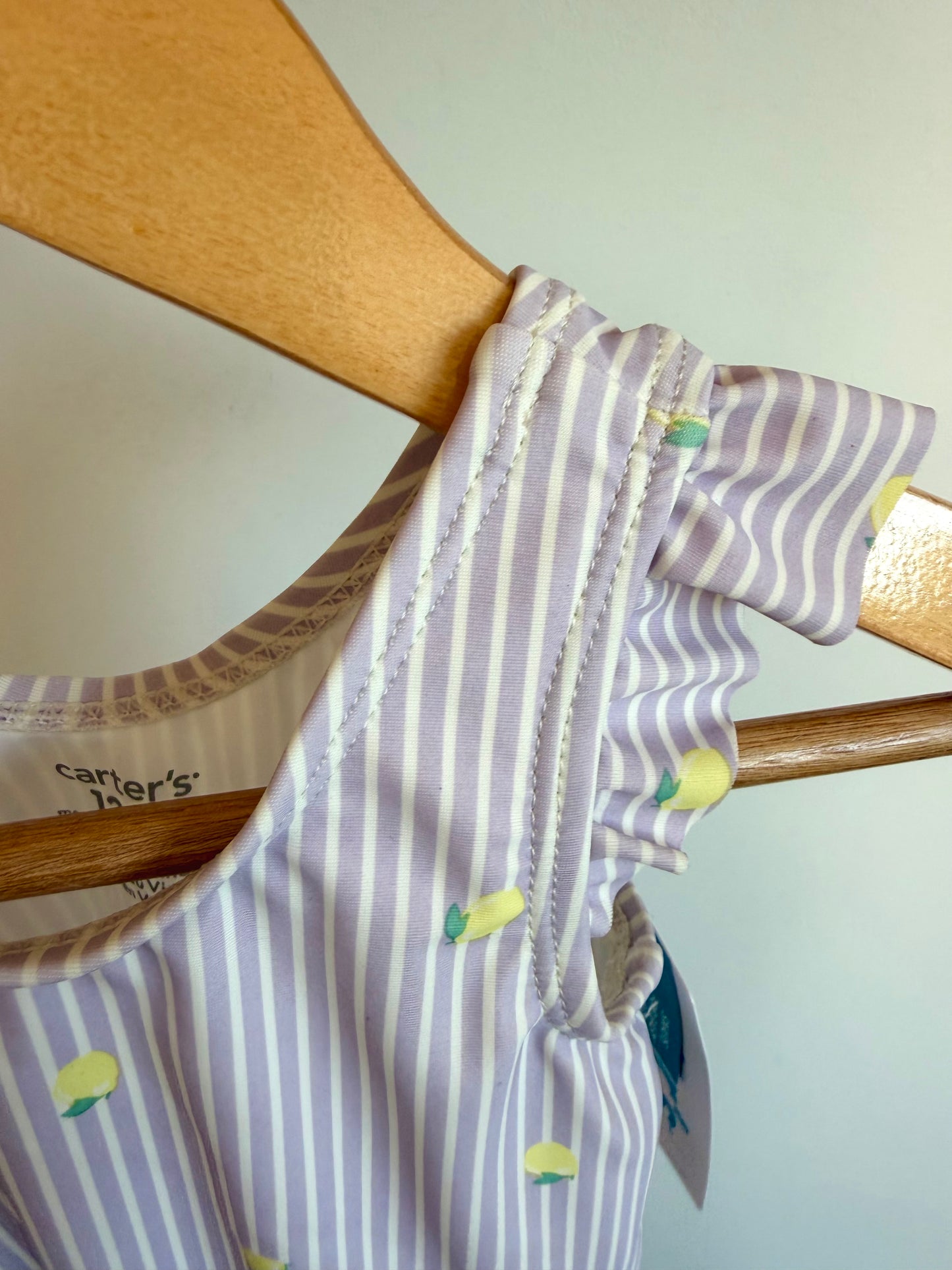Lemon Striped Swim Suit (With tags) / 12m