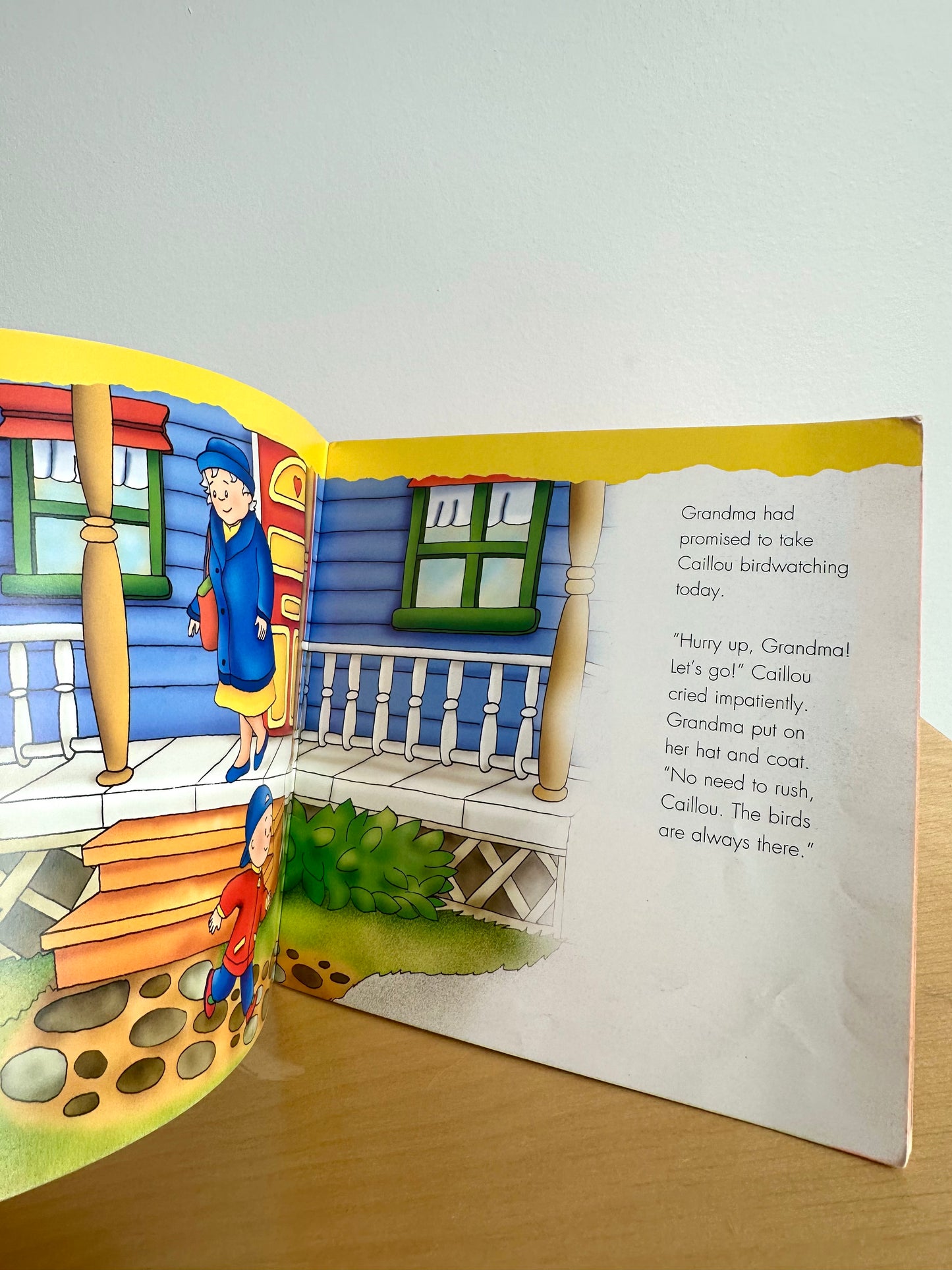 Caillou Goes Birdwatching Book / 1-4 years