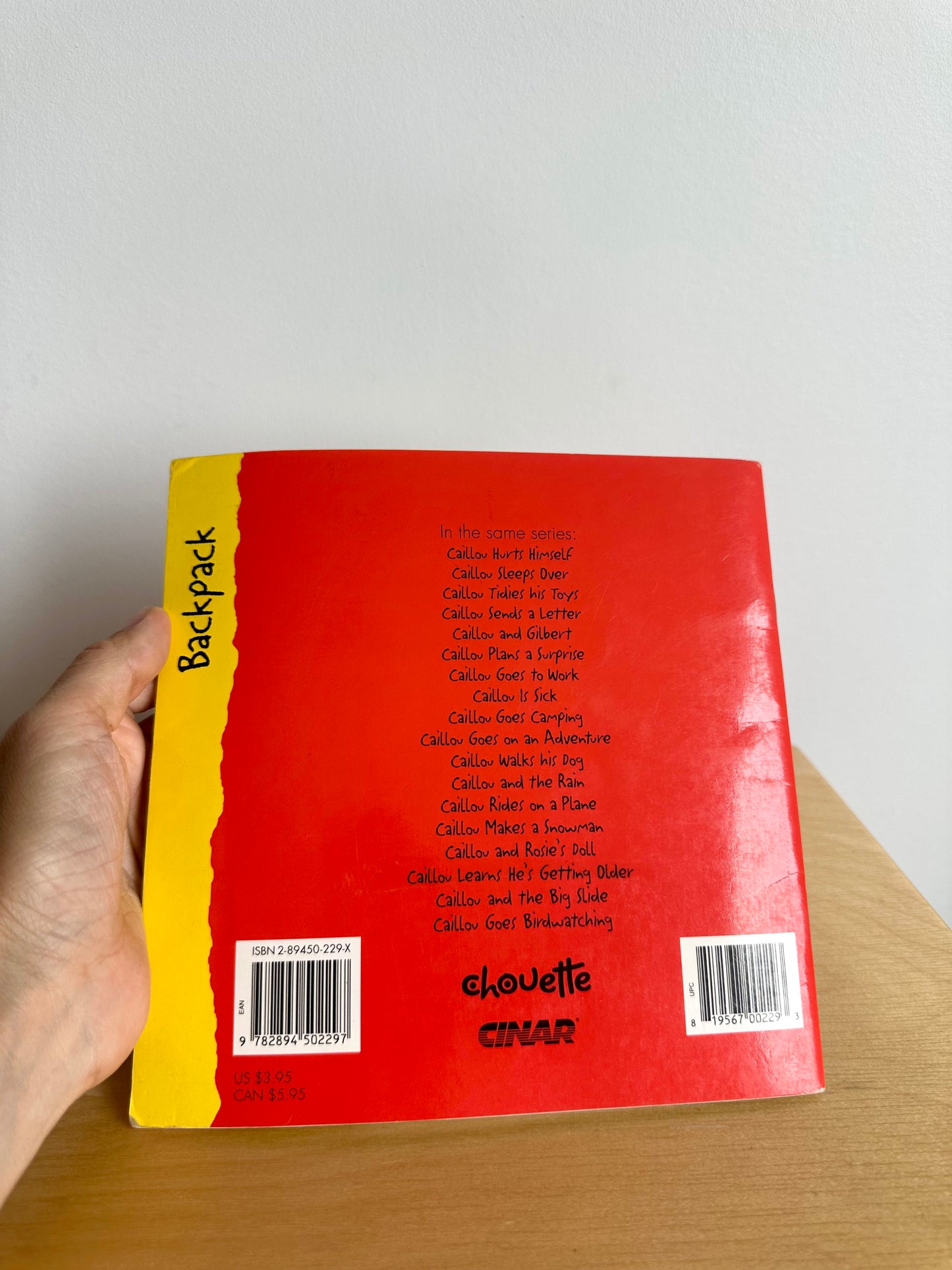 Caillou Goes Birdwatching Book / 1-4 years