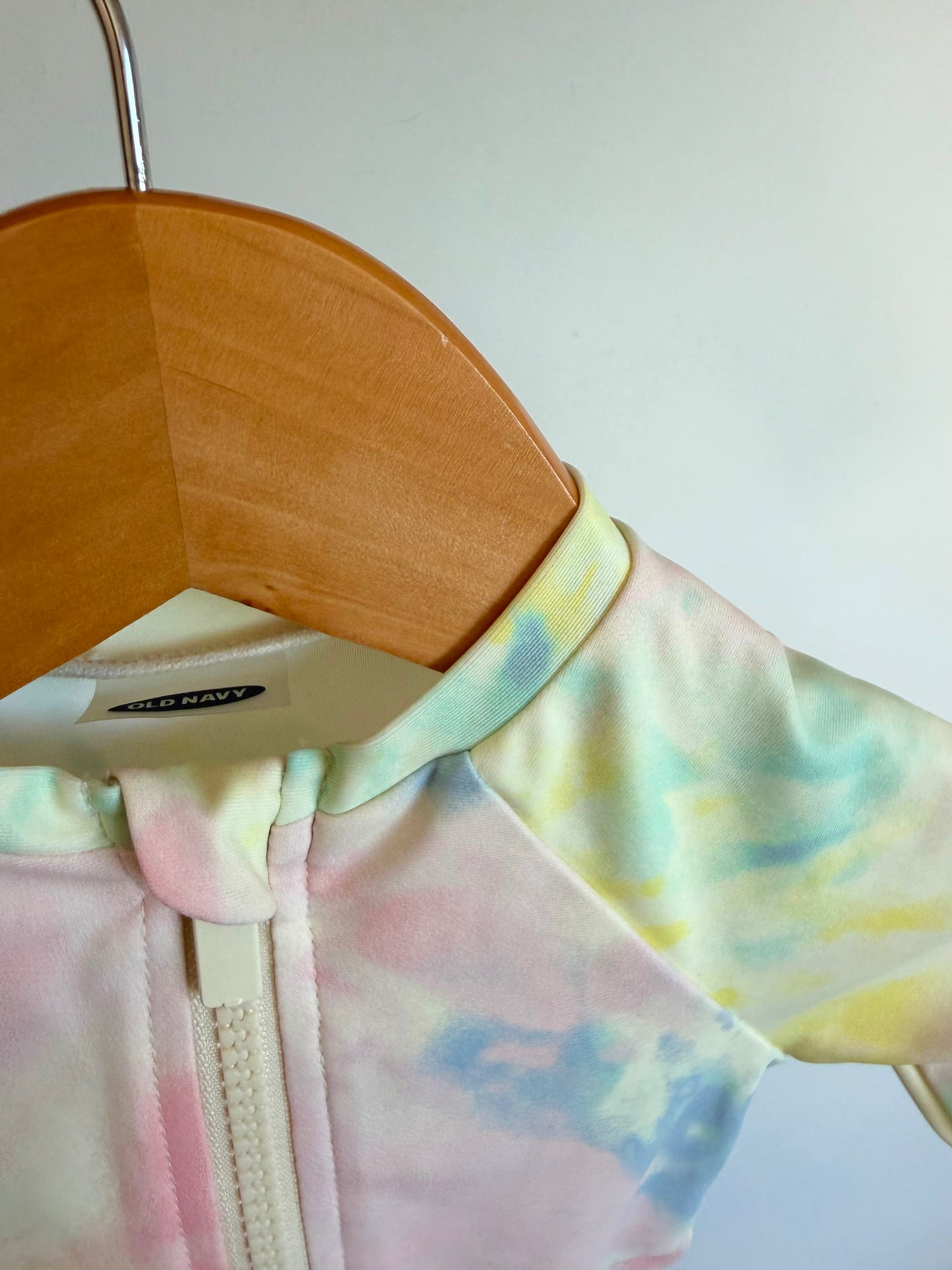 Pastel Tie Dye Long Sleeve Swim Suit / 3-6m