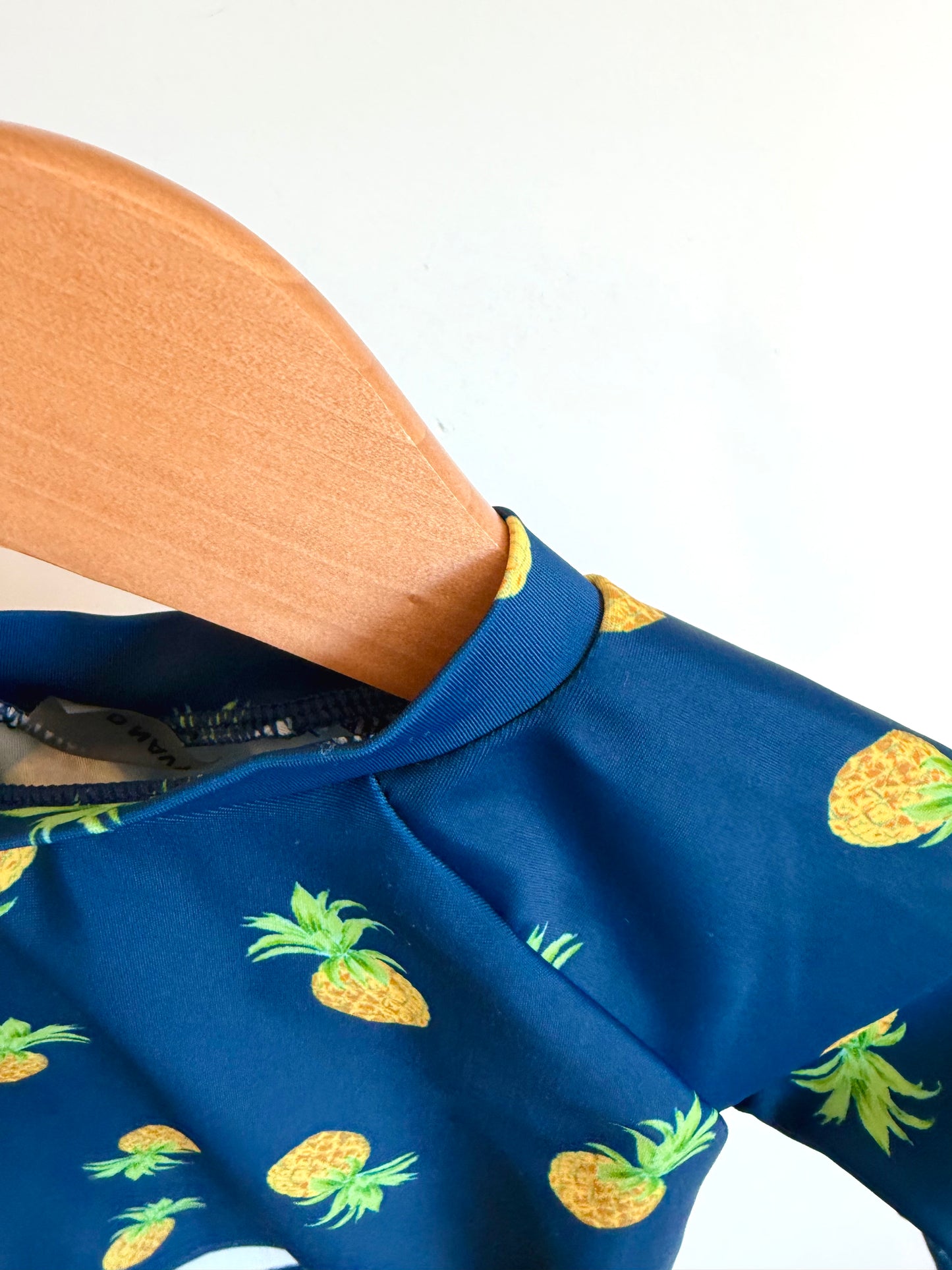 Pineapple Long Sleeve Swim Top / 12-18m