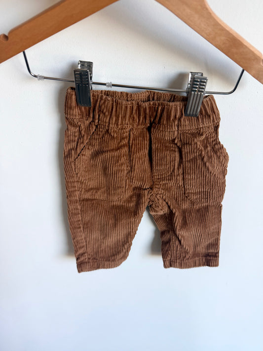 Brown Cord Pants / 3m