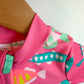 Pink One Piece Fish Swim Suit / 6m