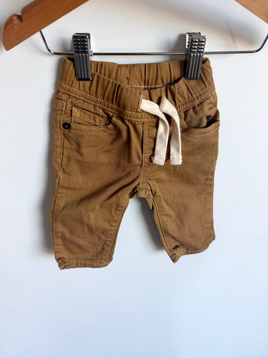 Gap Tan Tapered Pants / 0-3m