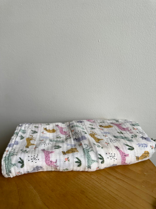 Angel Dear Leopard Swaddle Blanket