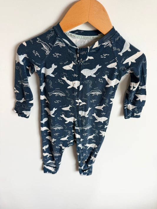 Loulou Lollipop Whale Sleeper / 3-6m