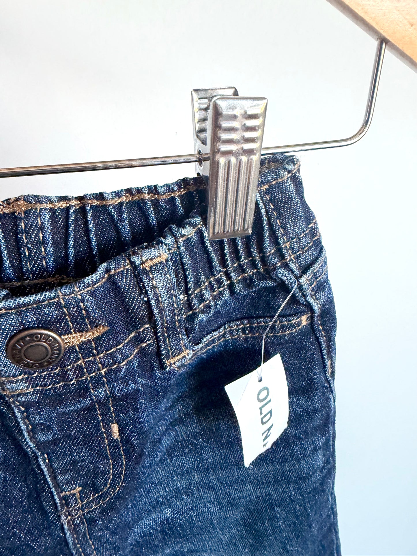 Dark Denim Jeans (With Tags) / 3-6m