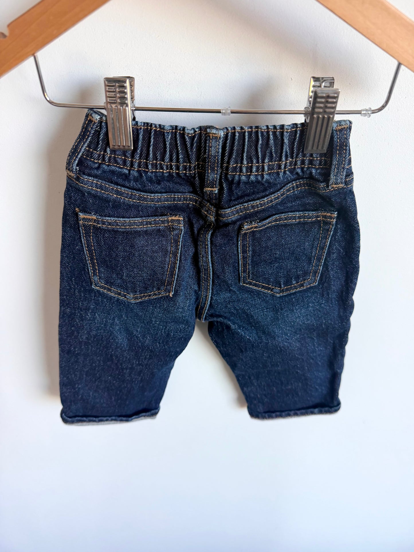 Dark Denim Jeans (With Tags) / 3-6m
