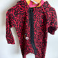 Red Animal Print Jumpsuit / 6-12m