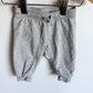 H&M Grey Organic Cotton Pants / 4-6m