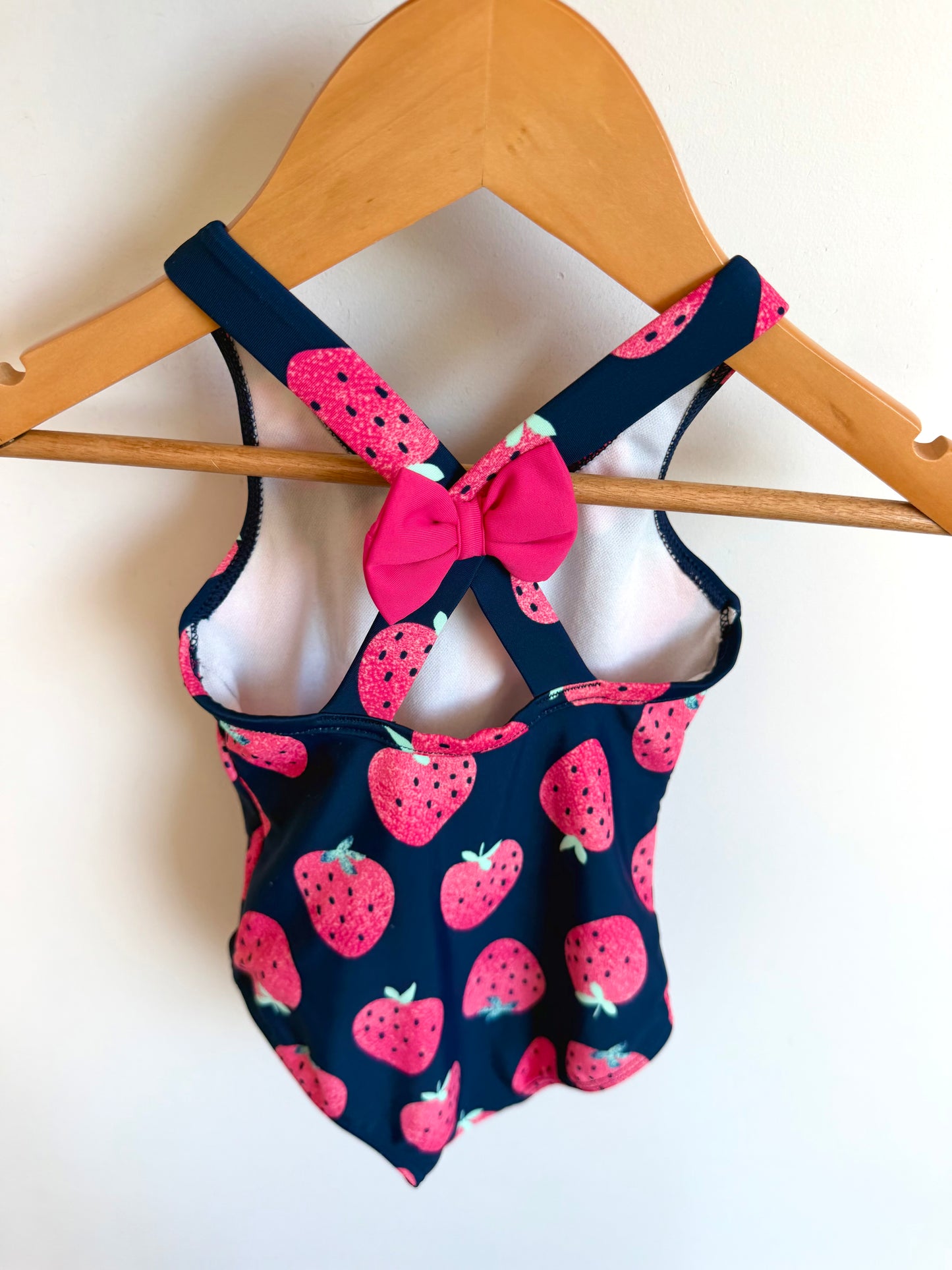 Strawberry Navy Swimsuit / 12m