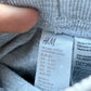 H&M Grey Organic Cotton Pants / 4-6m