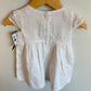 White Lace Detail Dress (With tags) / 12m