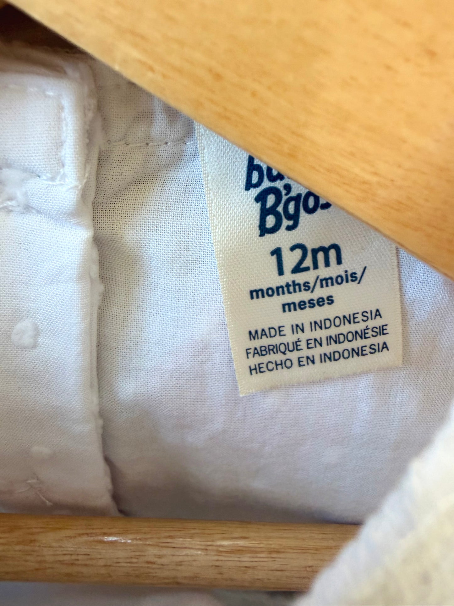 White Lace Detail Dress (With tags) / 12m