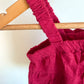 Red Dot Texture Dress / 12-18m