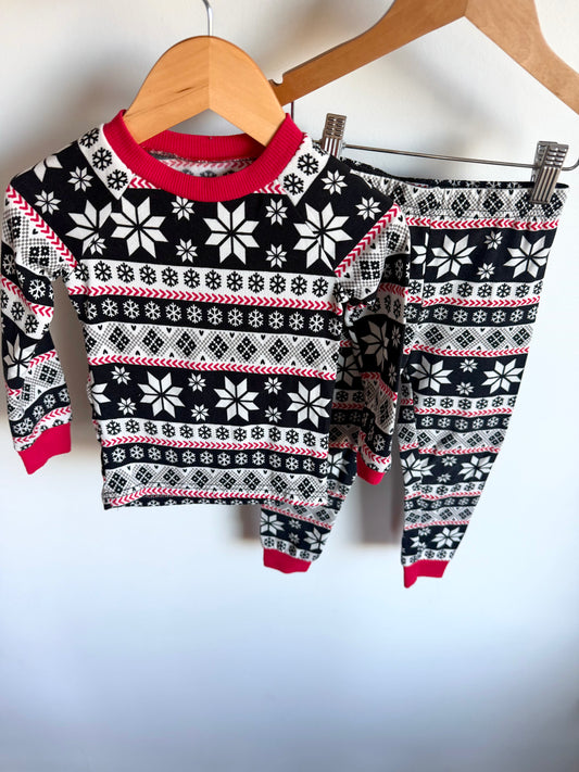 Festive Snowflake PJ Set / 3T