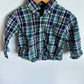 Ralph Lauren Plaid Button Up Top / 18m