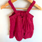 Red Dot Texture Dress / 12-18m