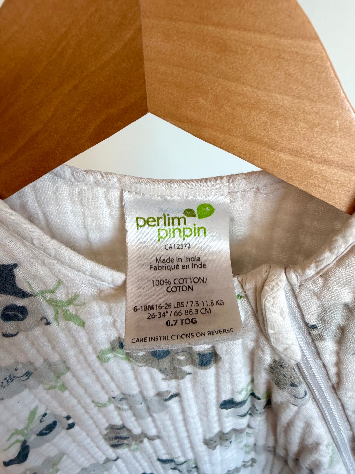 Animal with Leaf Sleep Sack / 6-18m