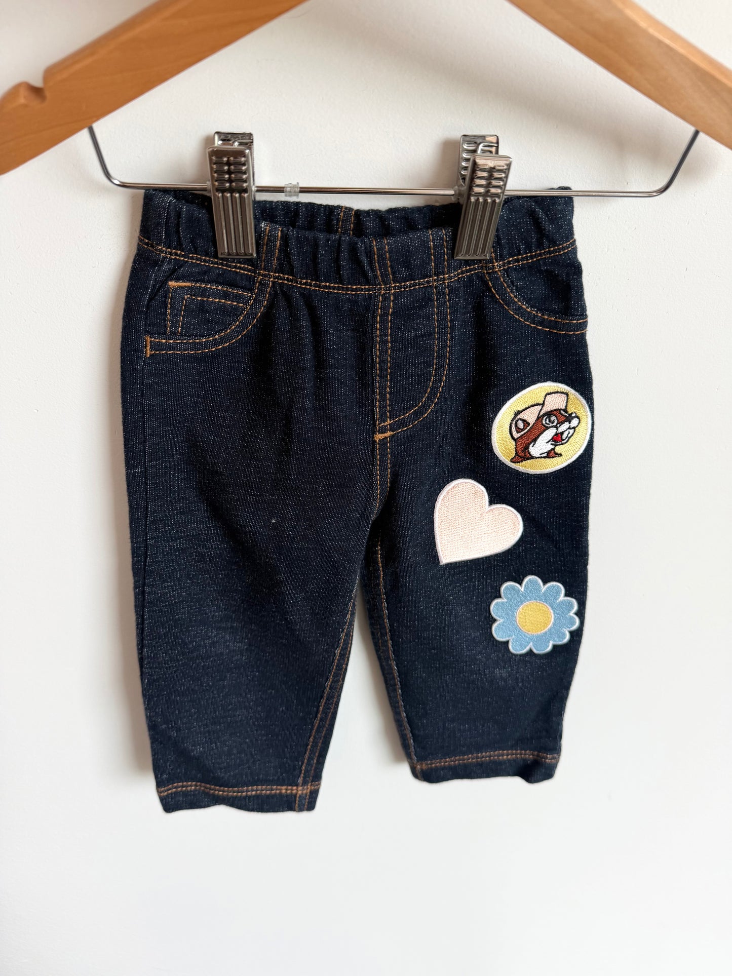 Buc-ee's Patch Pants / 6-9m