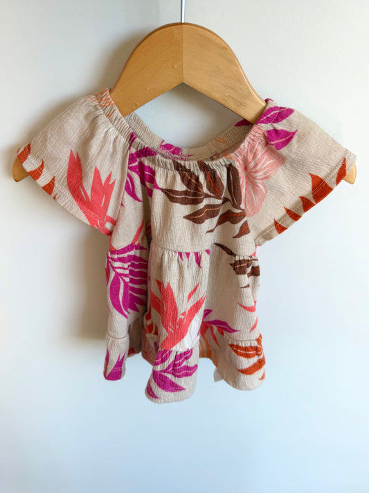 Tropical Leaves Dress / 3m