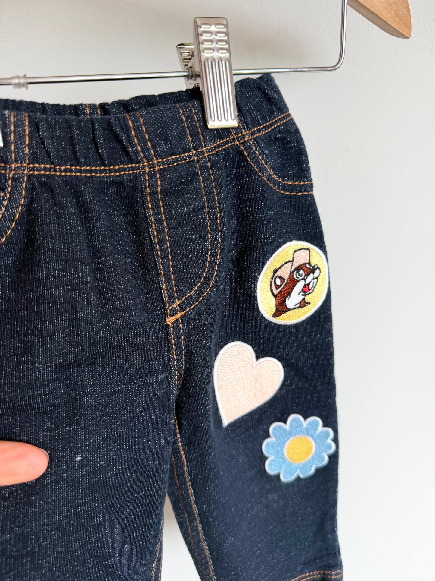 Buc-ee's Patch Pants / 6-9m