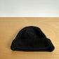 Fellow Human Ribbed Black Toque / 0-3m