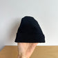Fellow Human Ribbed Black Toque / 0-3m