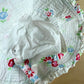 Gap Floral White Strap Hat / 0-6m