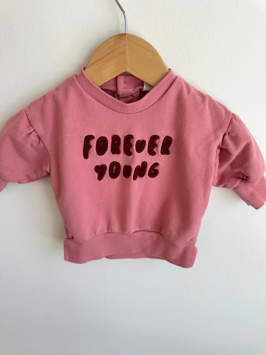 Forever Young Embroidered Sweater / 3m