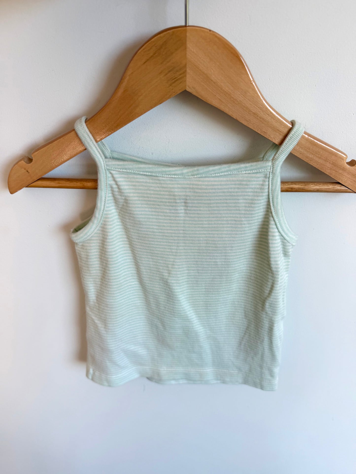 Pistachio Green Striped Top / 12m