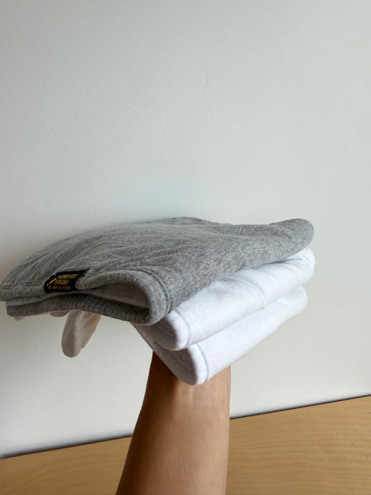 Three Organic Burp Cloths (No Shipping)
