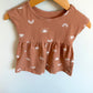 Tan Rainbow Sun Tunic Top / 6-12m