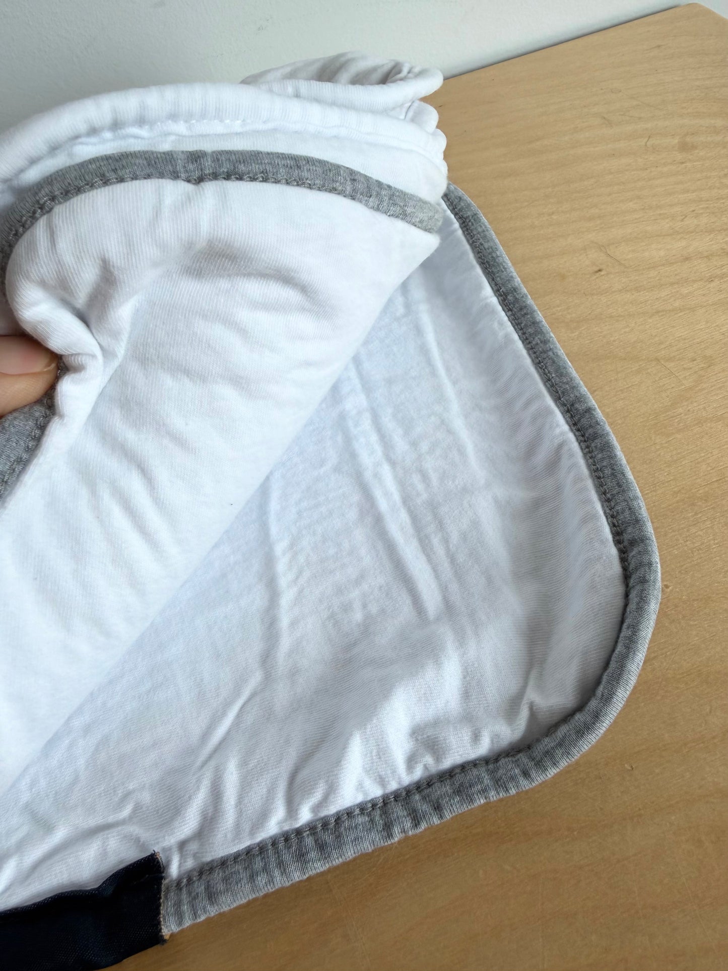 Three Organic Burp Cloths (No Shipping)