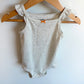 Grey Bow Bodysuit / 12m