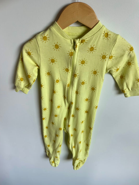 Yellow Sun Sleeper / 6-12m