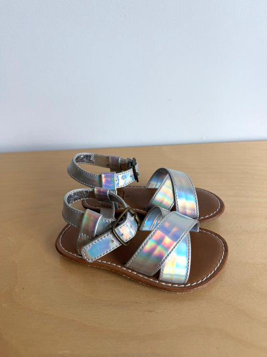 Gap Silver Sandals / Size 5 Toddler