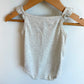 Grey Bow Bodysuit / 12m