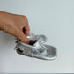 Silver Soft Sole Shoes / Size 3 Infant?