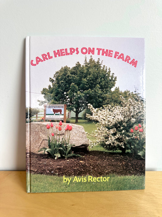 Carl Helps On The Farm Book / 2-5 years (No Shipping)