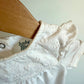 White Eyelet Bodysuit / 12m