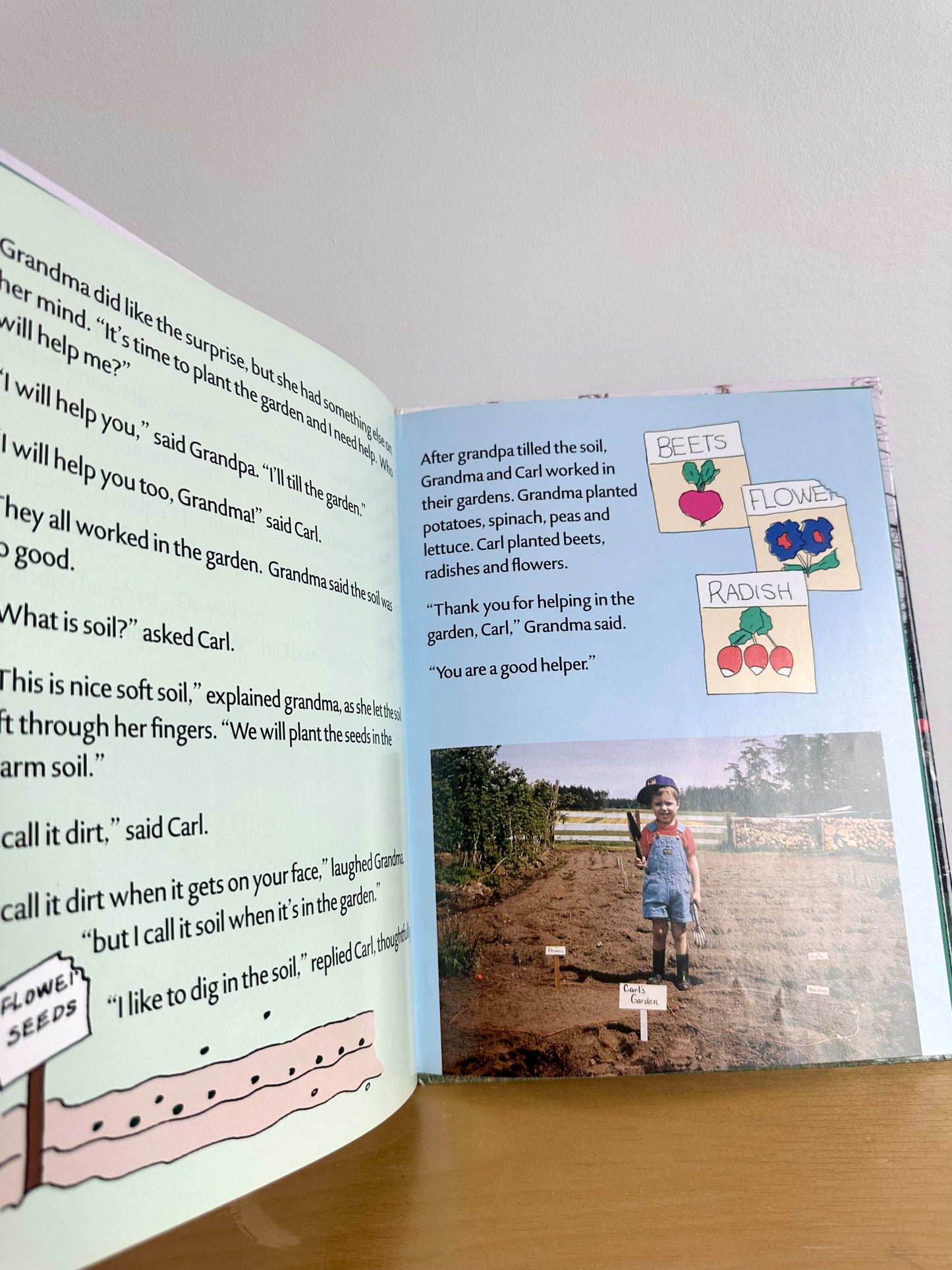 Carl Helps On The Farm Book / 2-5 years (No Shipping)
