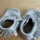 Silver Soft Sole Shoes / Size 3 Infant?