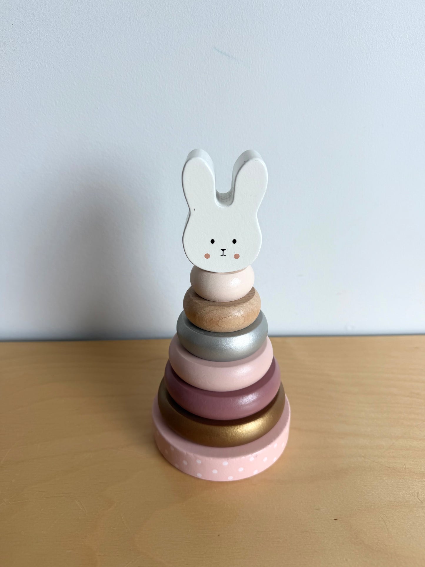 Bunny Wooden Stacking Toy (No Shipping)