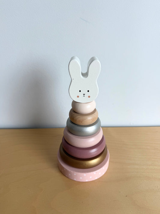 Bunny Wooden Stacking Toy (No Shipping)