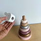 Bunny Wooden Stacking Toy (No Shipping)