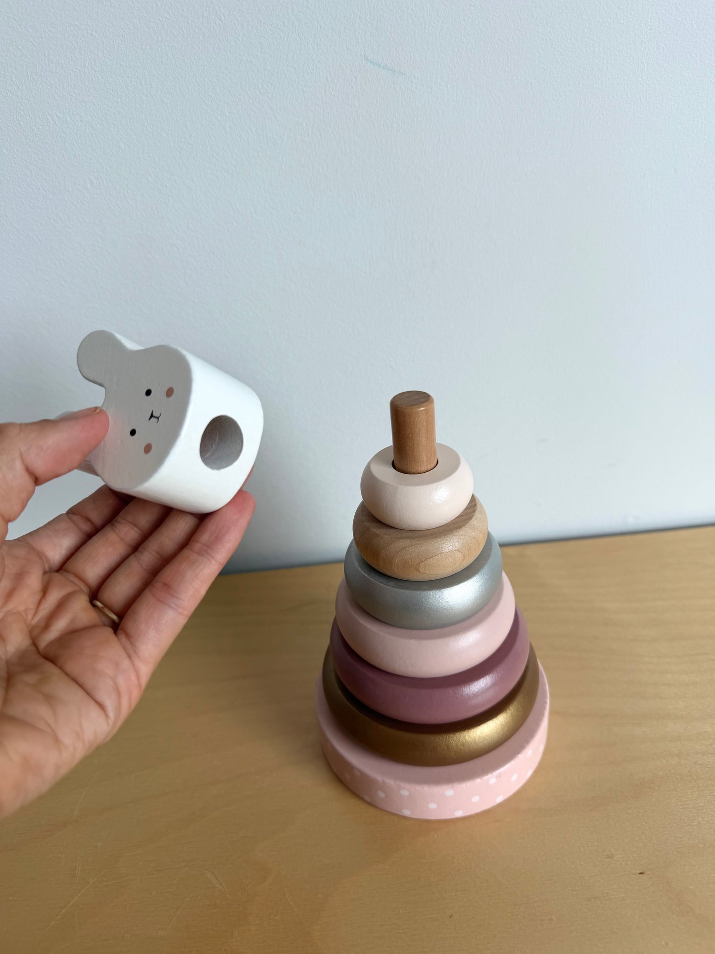 Bunny Wooden Stacking Toy (No Shipping)