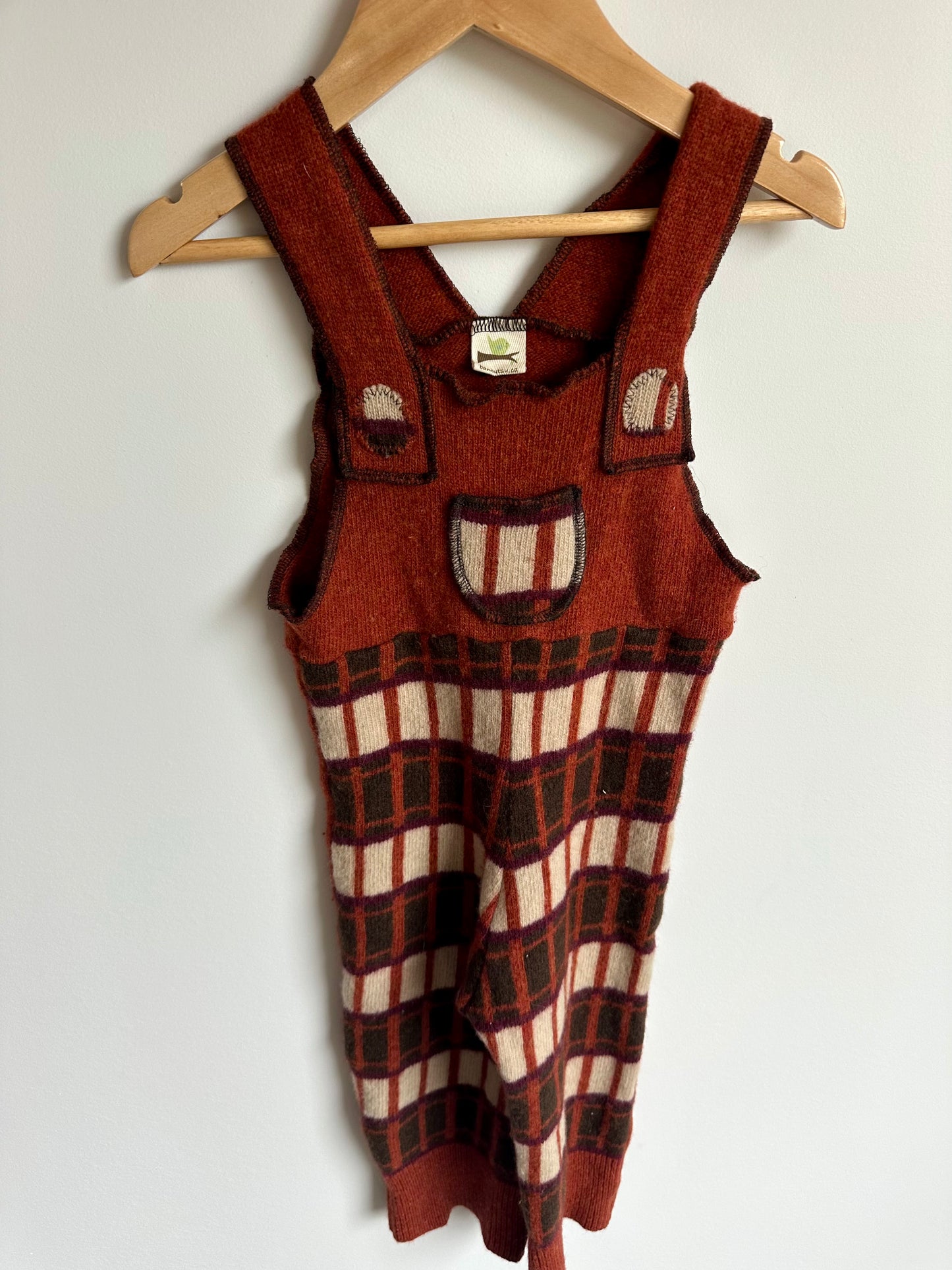 Made in Victoria Rust Pattern Jumpsuit / 2-3T